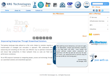 Tablet Screenshot of krgtech.com